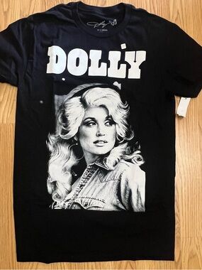 Dolly Graphic Tee - Black and White Women’s Short Sleeve